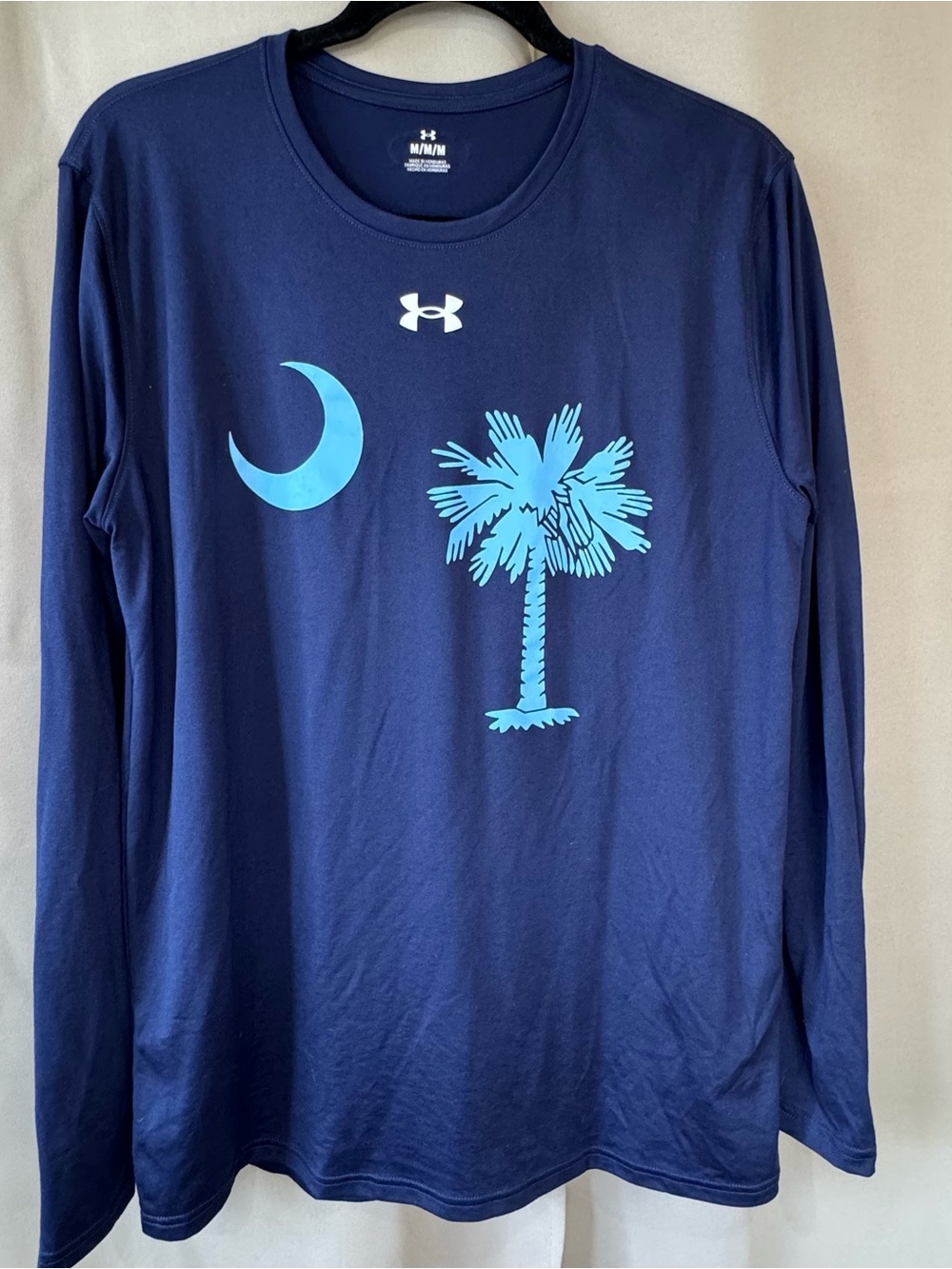 Under Armour Citadel Men’s Basketball Team Long Sleeve Tee/Bulldogs Player Gear